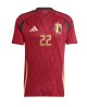 Günstige Belgien Jeremy Doku #22 Heimtrikot EM 2024 Kurzarm